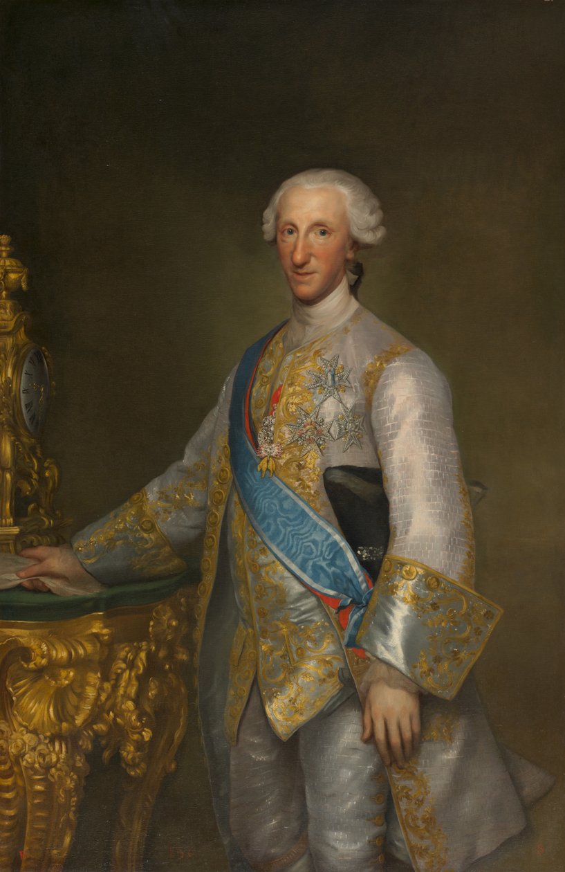 Retrato do Infante Dom Luis de Borbon, c.1776 de Anton Raphael Mengs