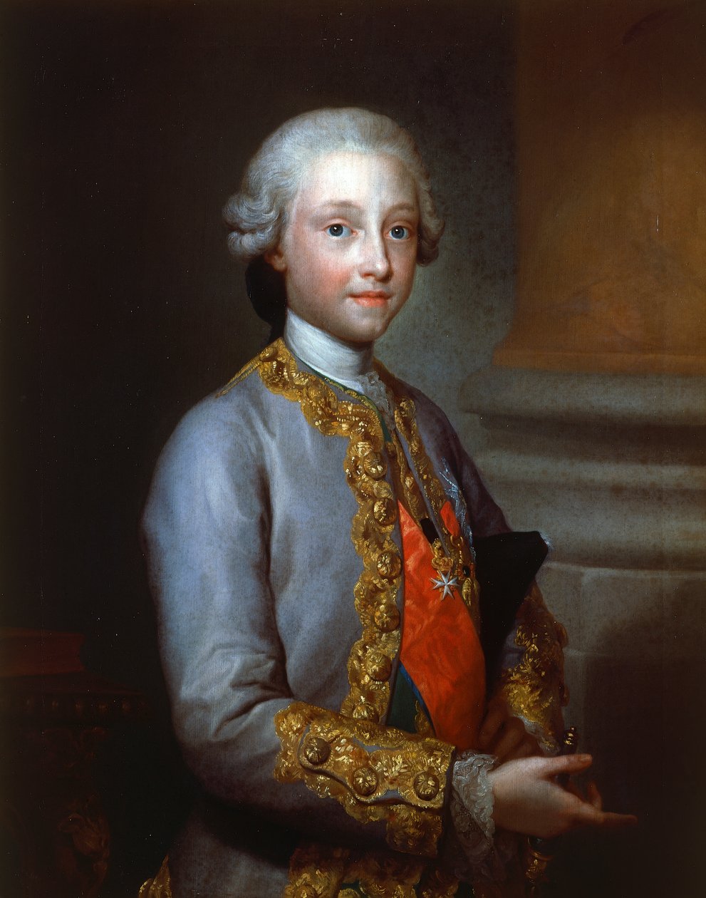 Retrato do Infante Gabriel de Espanha (Portici de Anton Raphael Mengs