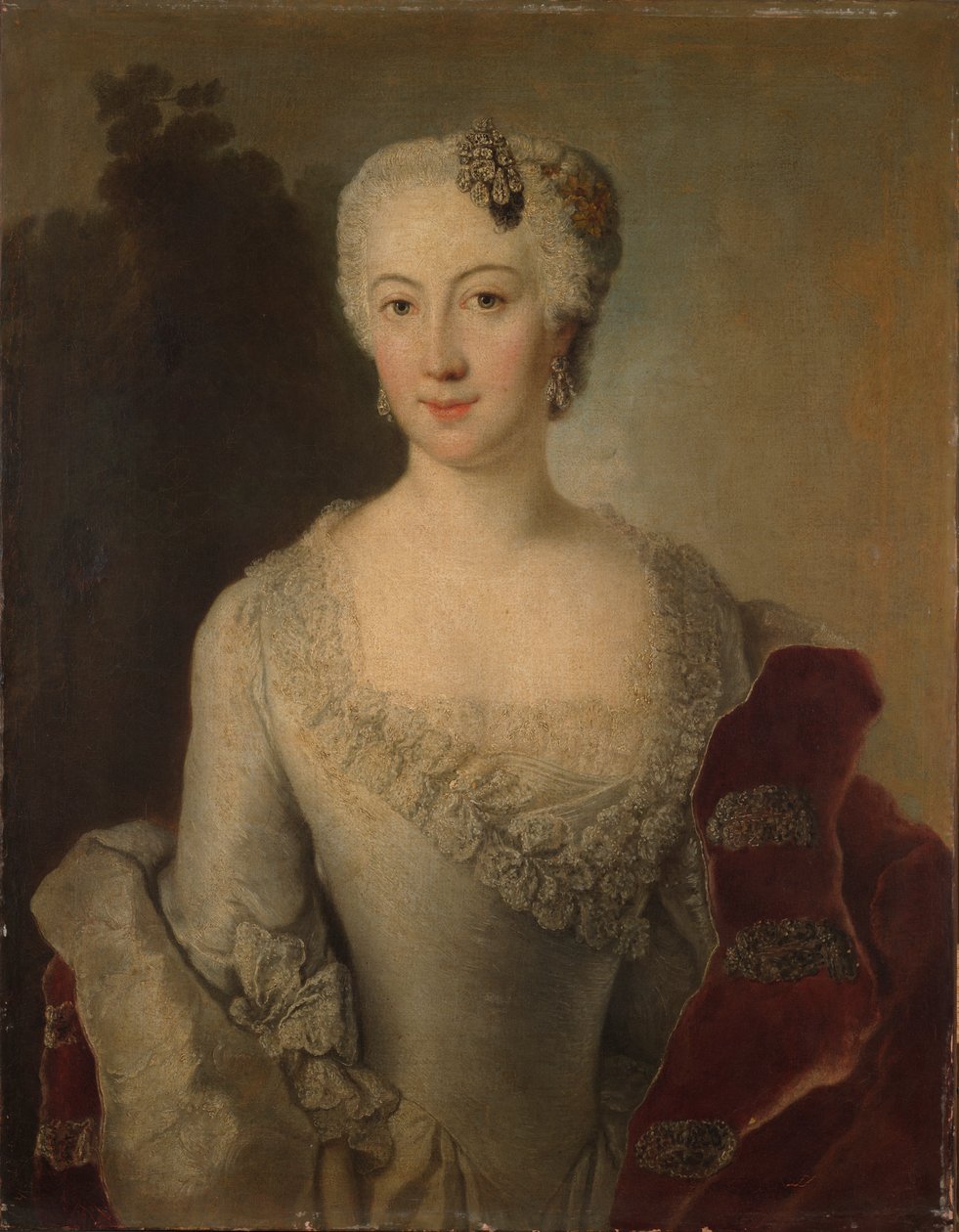 Retrato de uma Mulher de Anton Raphael Mengs