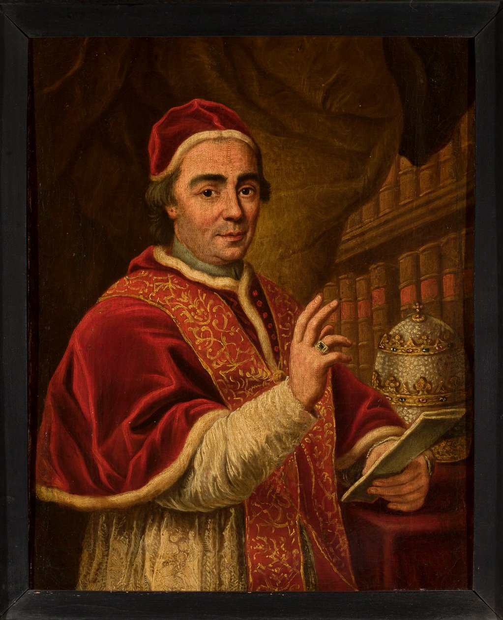 Retrato do Papa Clemente XIII de Anton Raphael Mengs