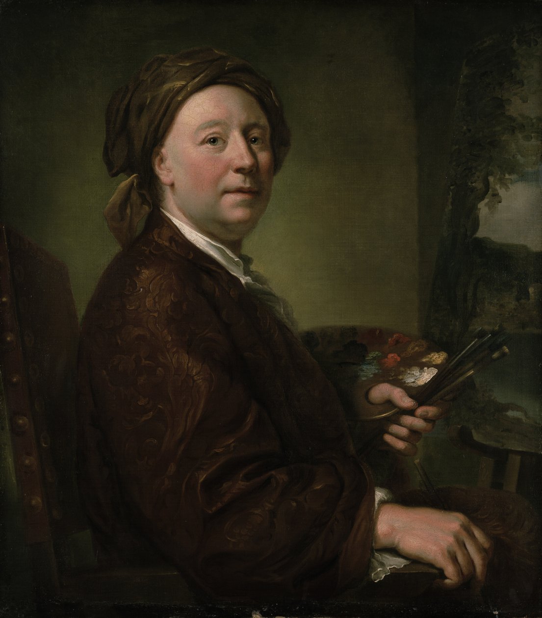 Richard Wilson (1714-82) 1752 (óleo sobre tela) de Anton Raphael Mengs
