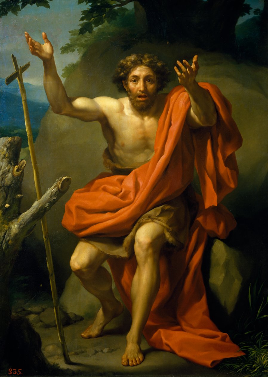 Pregação de São João Batista, de Anton Raphael Mengs de Anton Raphael Mengs