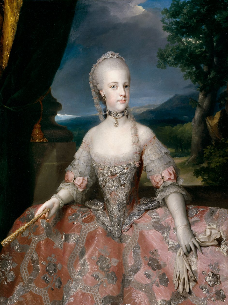 Espanhol:  María Carolina de Habsburgo-Lorena, reina de Nápoles Maria Carolina de Habsburgo-Lorena, rainha de Nápoles de Anton Raphael Mengs