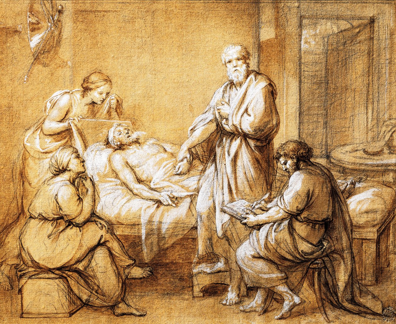Testamento de Eudamida, de Anton Raphael Mengs de Anton Raphael Mengs
