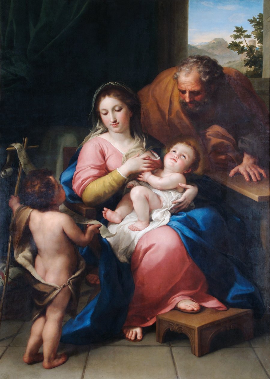 A Sagrada Família com o Menino São João de Anton Raphael Mengs