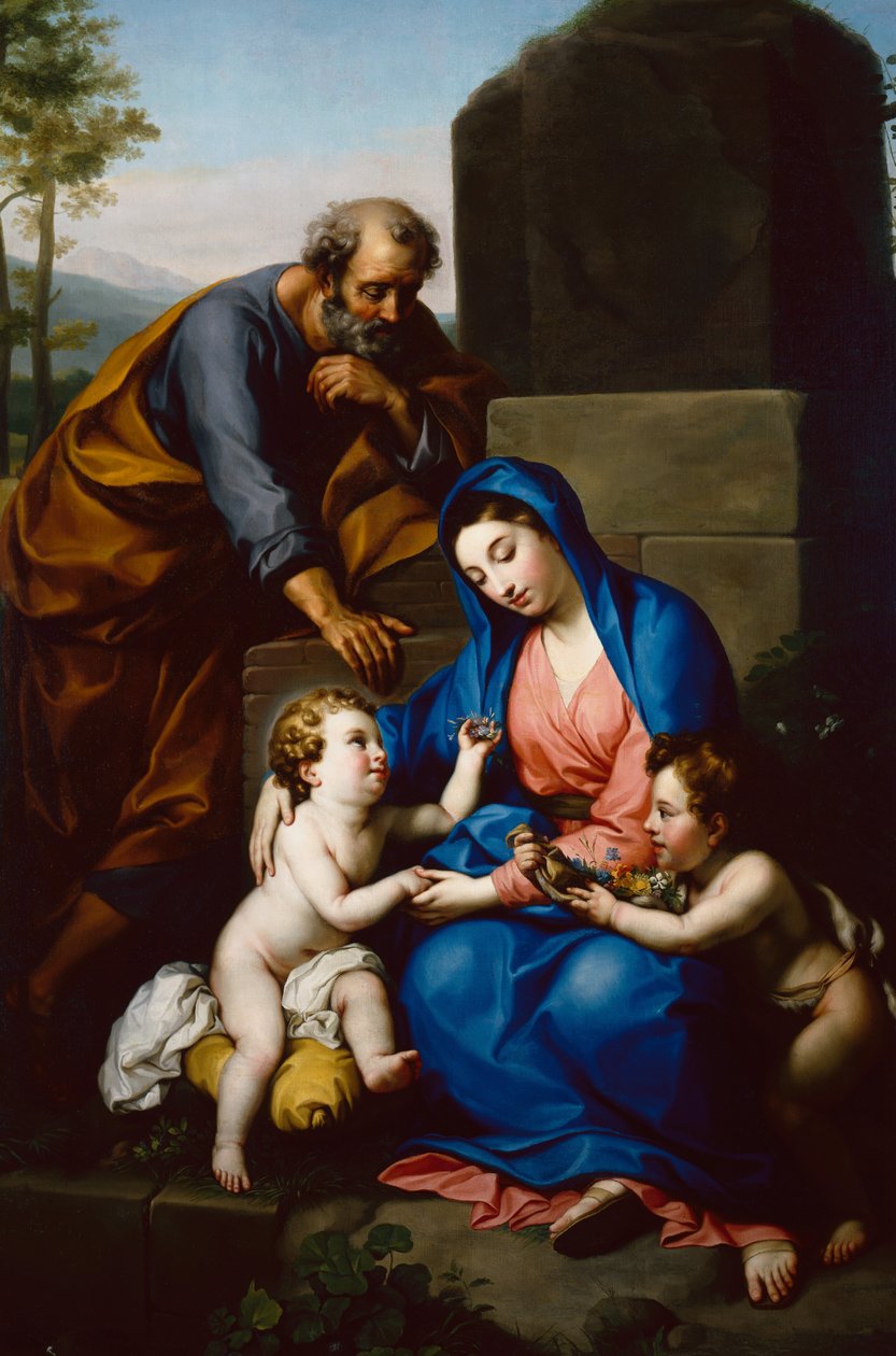 A Sagrada Família com o Menino São João Batista de Anton Raphael Mengs