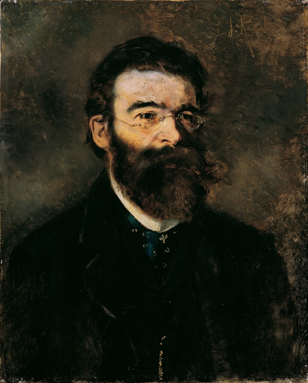 O professor estagiário Samuel Stern (?) de Anton Romako