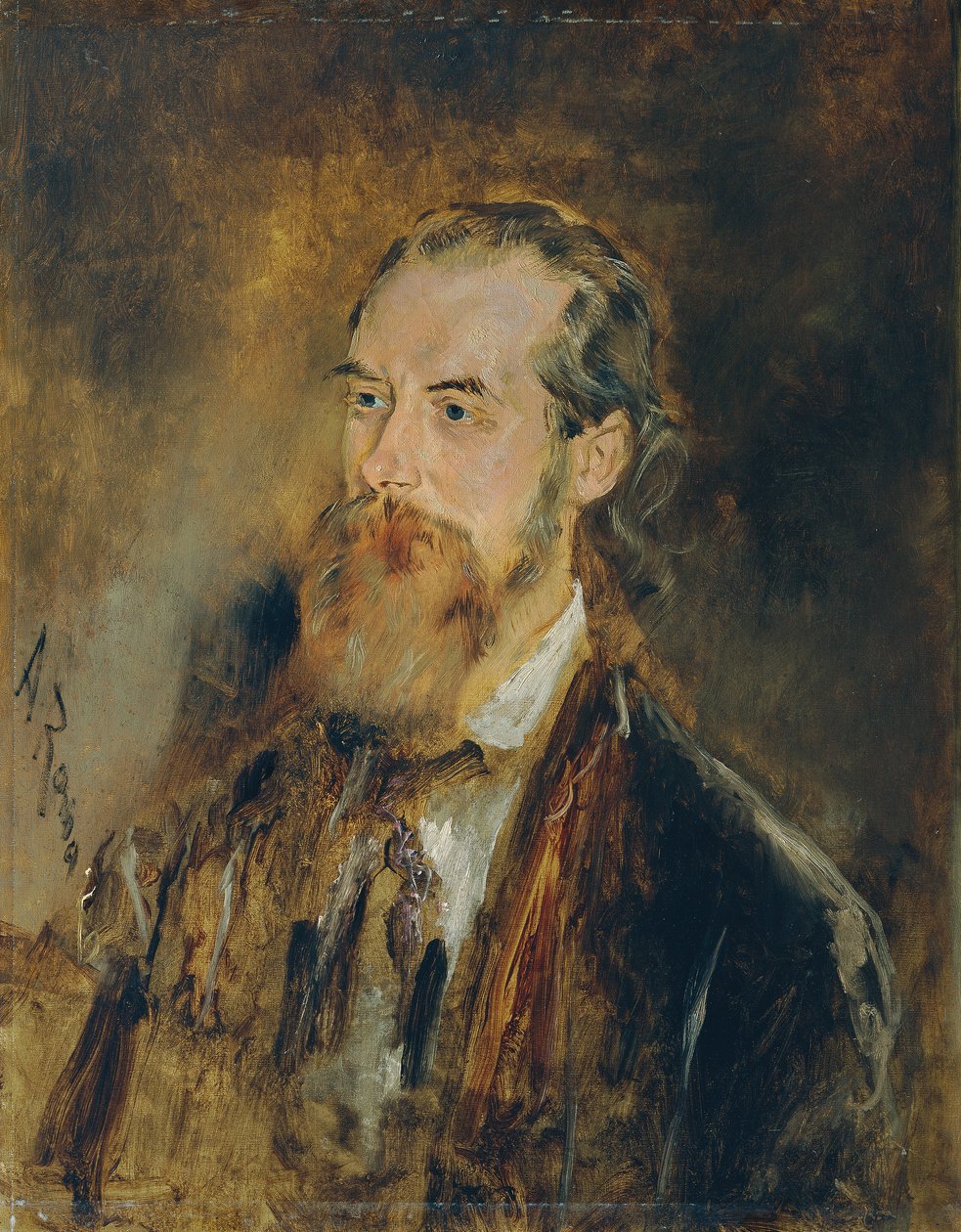 O pintor de animais Karl Reichert de Anton Romako