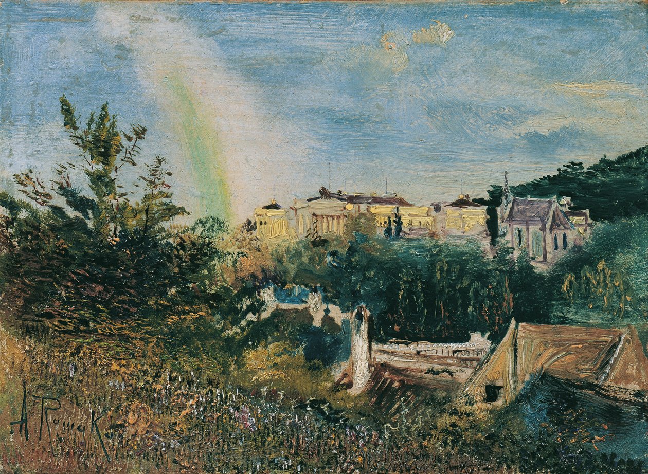 O Weilburg perto de Baden de Anton Romako