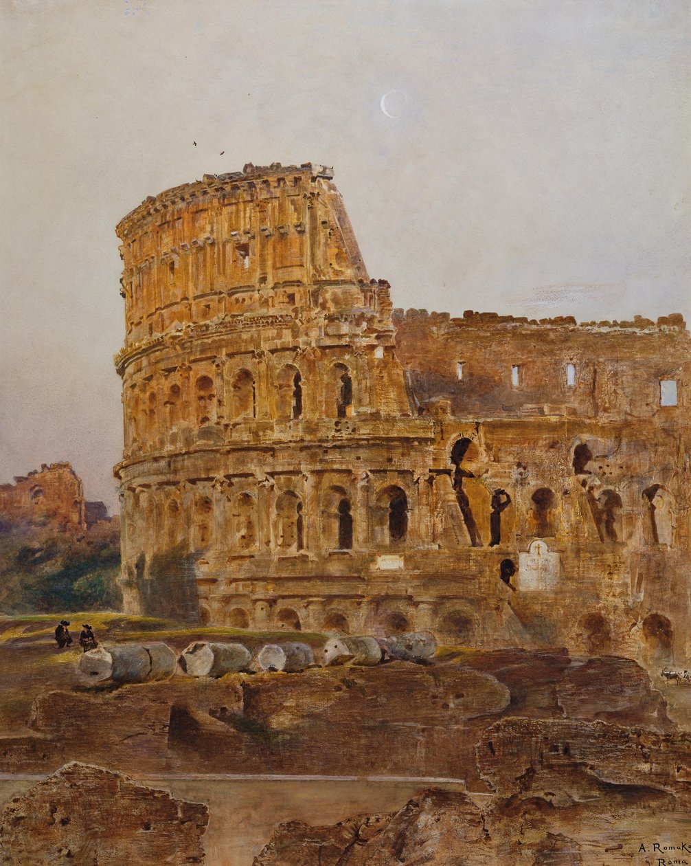 Coliseu de Roma de Anton Romako