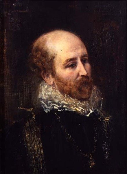 Retrato de Henry Francis Makins em Fancy Dress (painel) de Anton Romako