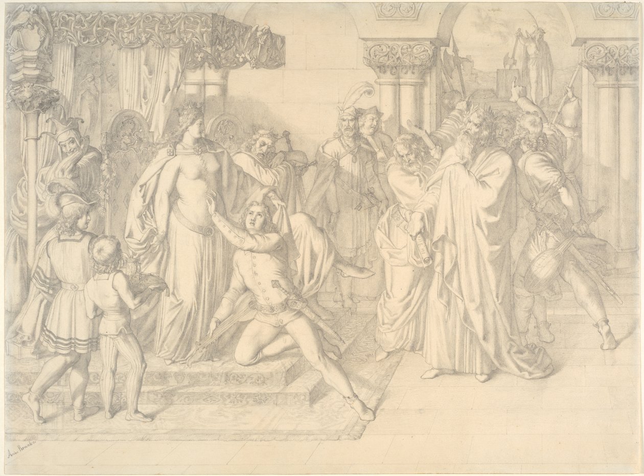 Concurso de cantores no Wartburg de Anton Romako