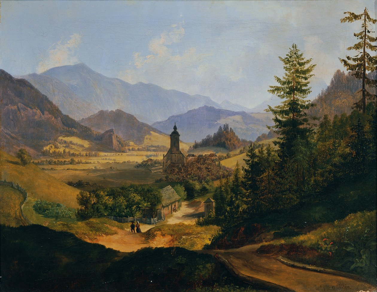 O Josephsberg perto de Mariazell de Anton Schiffer