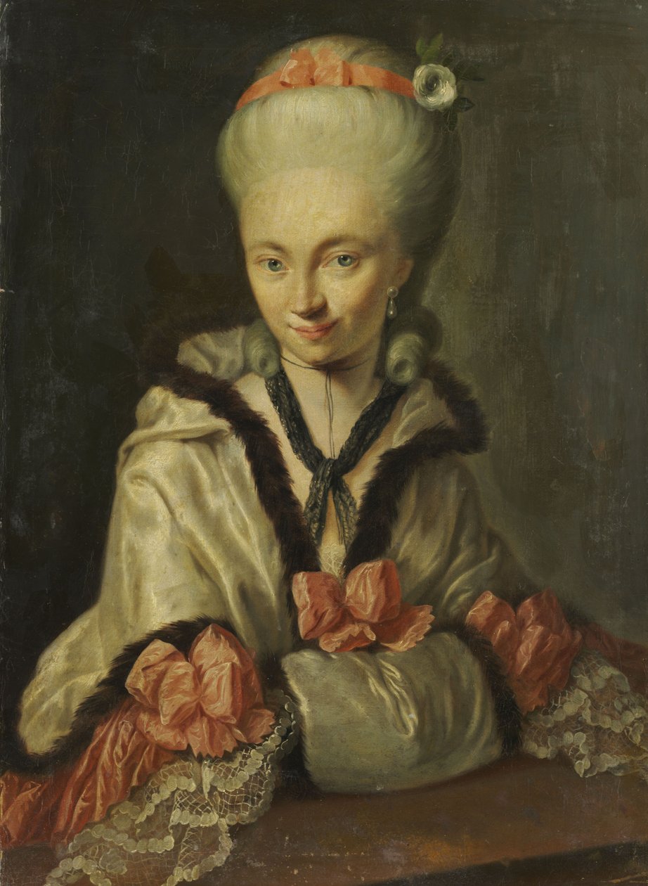 Anton Wilhelm Tischbein - Auguste Friederike Condessa de Ysenburg-Büdingen de Anton Wilhelm Tischbein