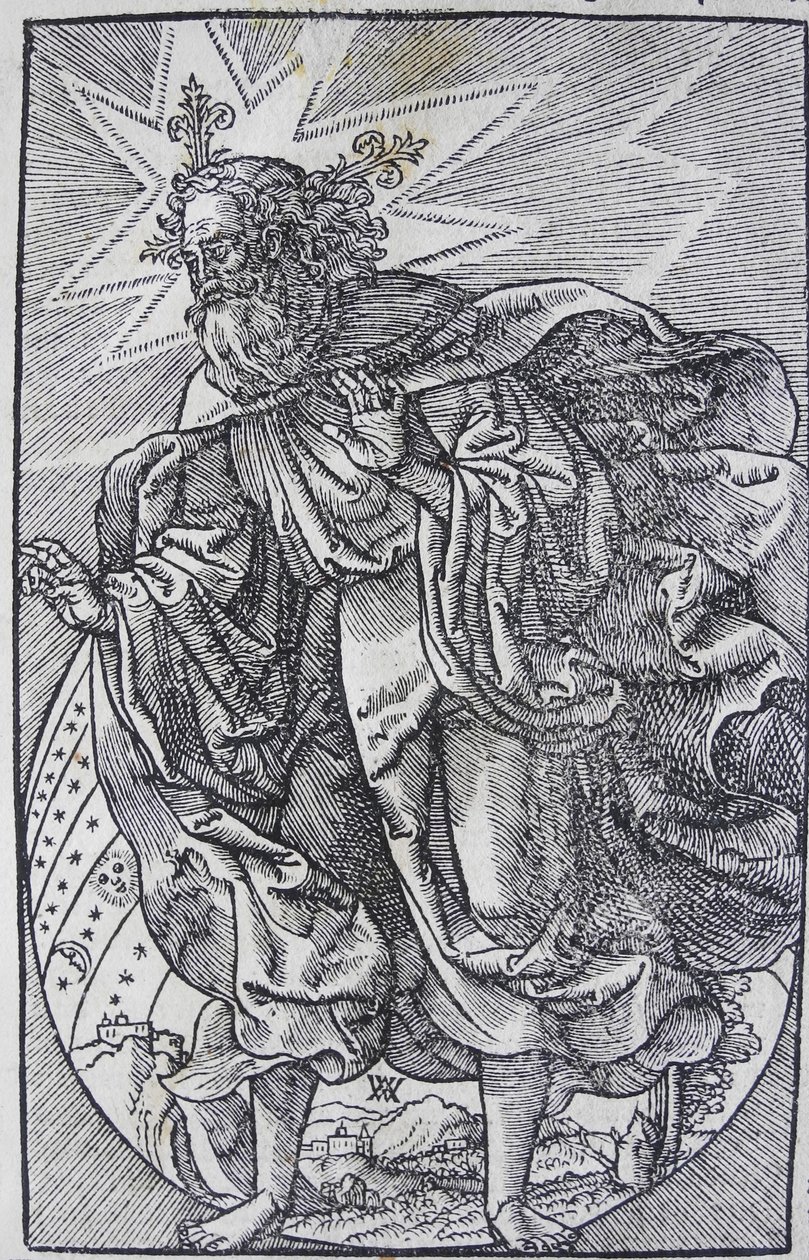 A criação do mundo, da Bíblia Worms, 1529. de Anton Woensam