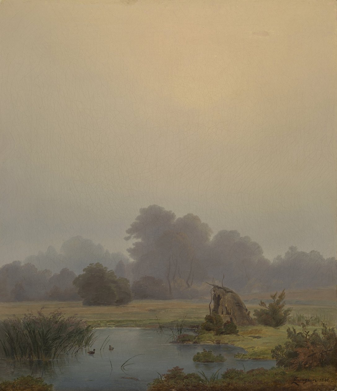 manhã de outono de Anton Zwengauer