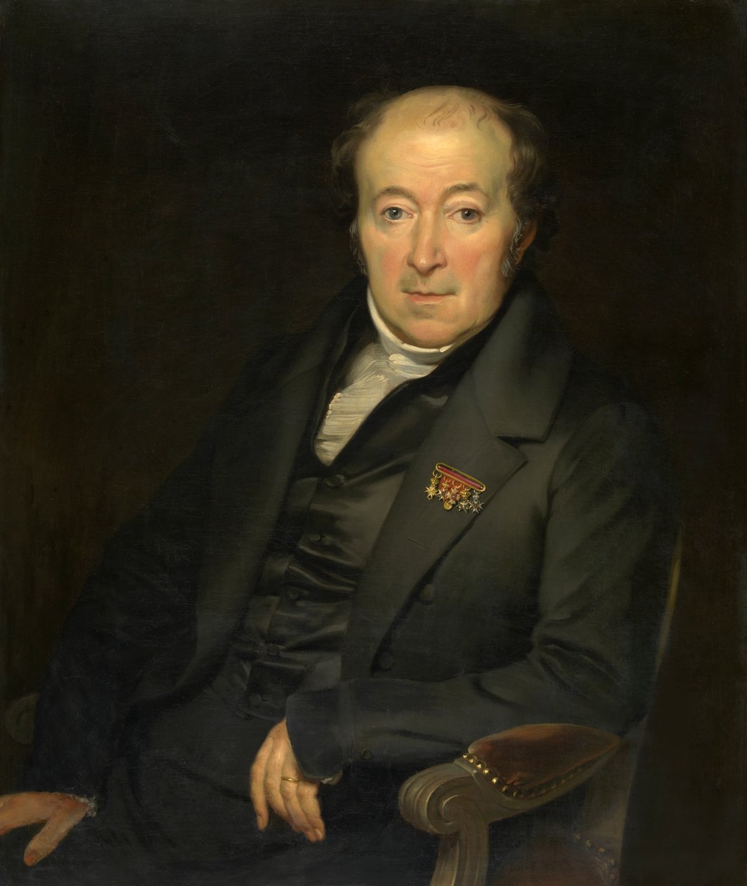 O pintor Mattheus Ignatius van Bree (óleo sobre tela) de Anton van Ysendyck