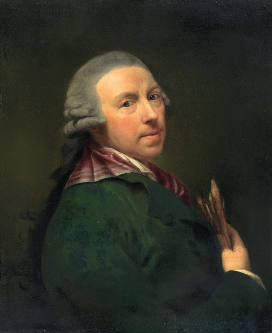 Auto-retrato, cerca de 1794. de Anton von Maron