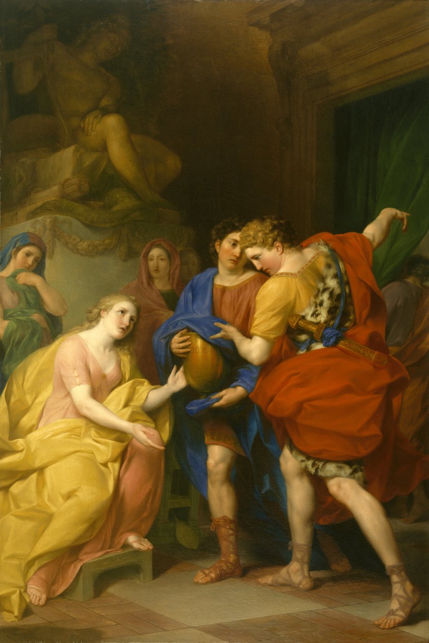 O retorno de Orestes, 1786 de Anton von Maron