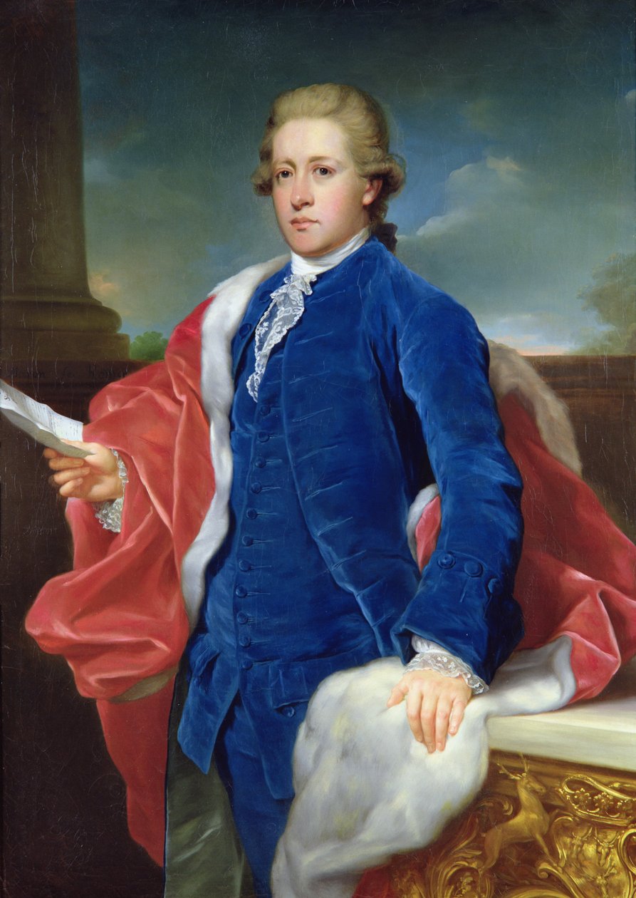 William Cavendish, 5º Duque de Devonshire (óleo sobre tela) de Anton von Maron