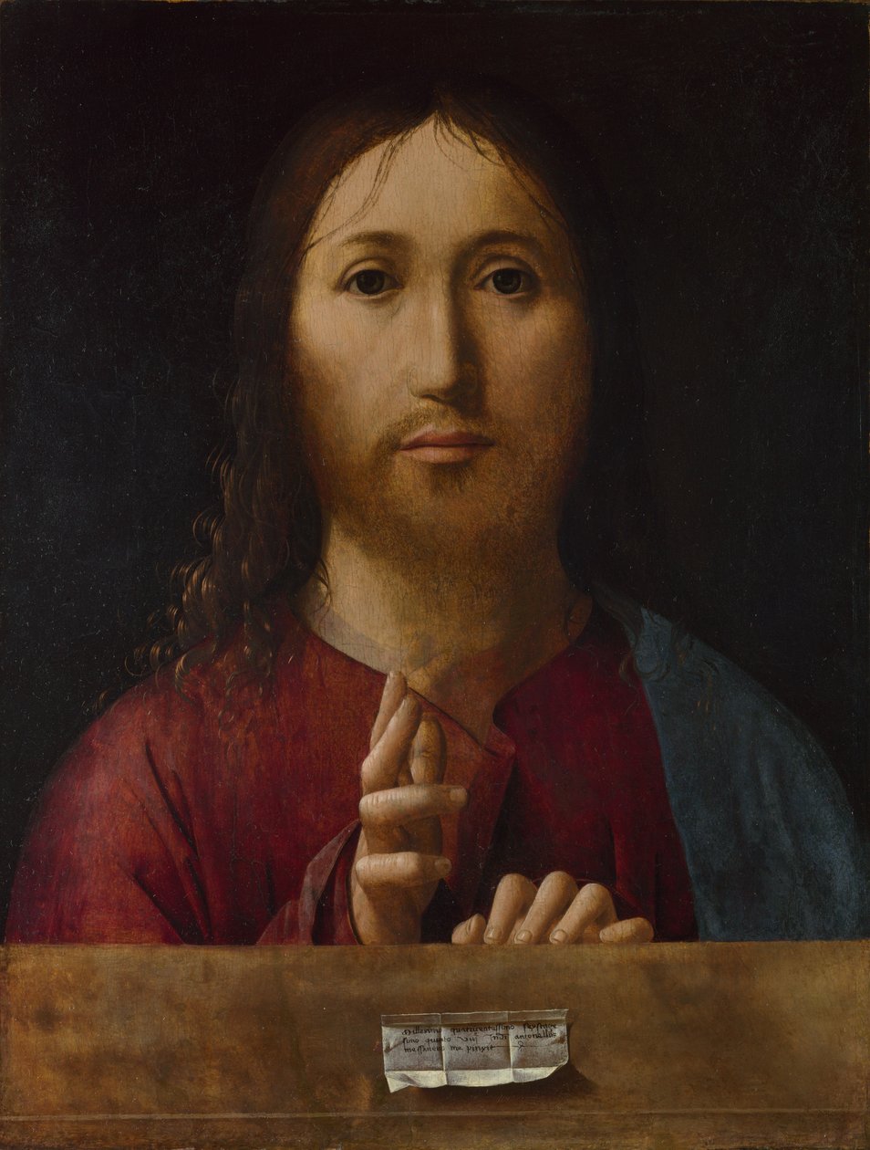Bênção de Cristo, 1465 de Antonello da Messina