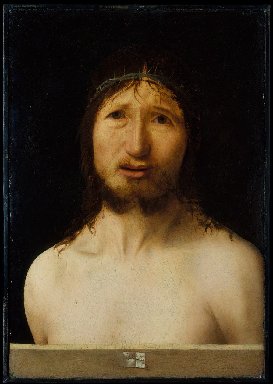 Cristo coroado de espinhos de Antonello da Messina