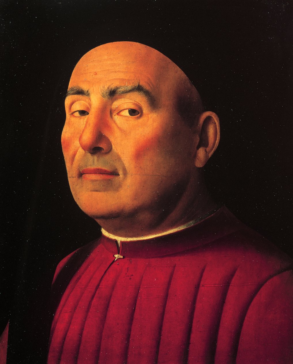 Retrato de um Homem ou Trivulzio (óleo sobre madeira) de Antonello da Messina