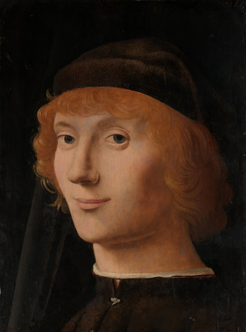 Retrato de um jovem, ca. 1470 de Antonello da Messina