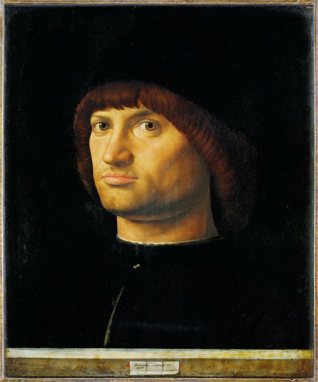 Retrato de um homem, Il Condottiere de Antonello da Messina