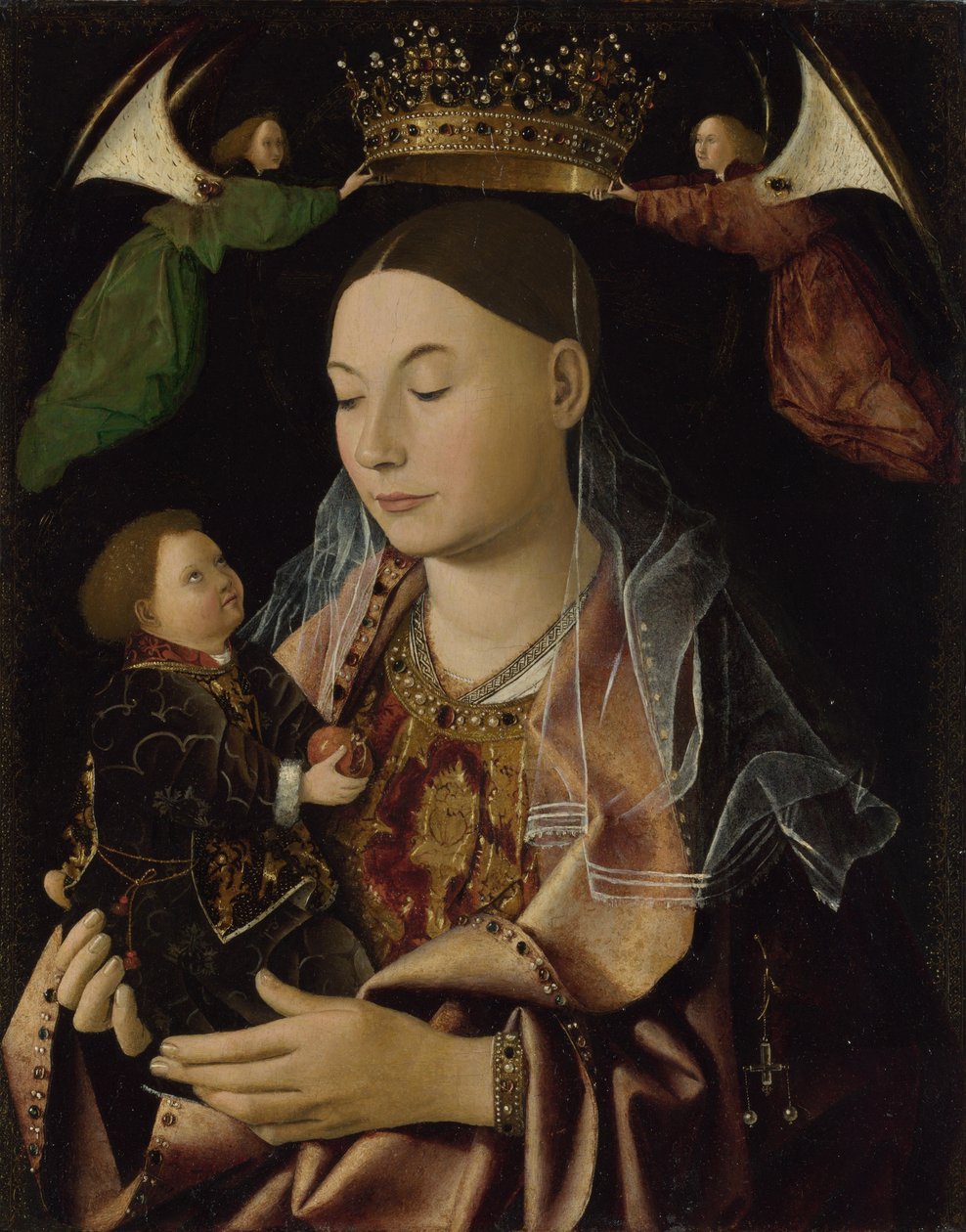 A Virgem e o Menino, ca 1465 de Antonello da Messina