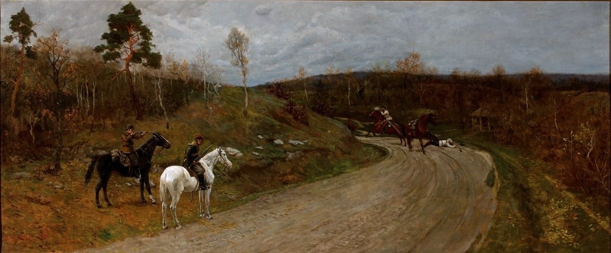 Uma cena da revolta de 1863. de Maksymiljan Antoni Piotrowski
