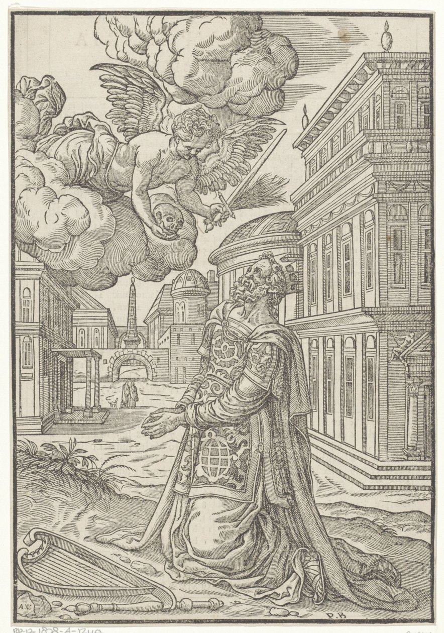 Ajoelhando David de Antoni van Leest