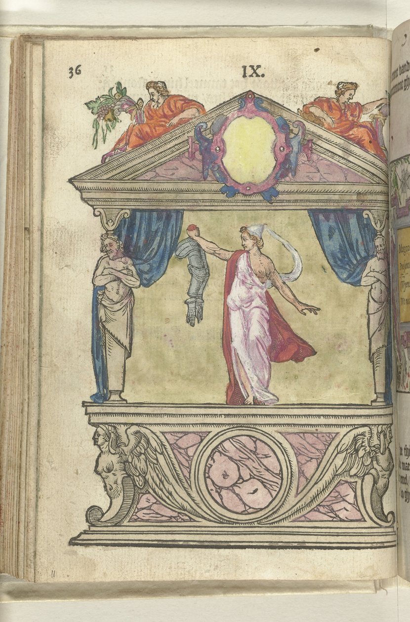 Palco com personificação de Magnanimidade (Magnanimitas), 1578 de Antoni van Leest