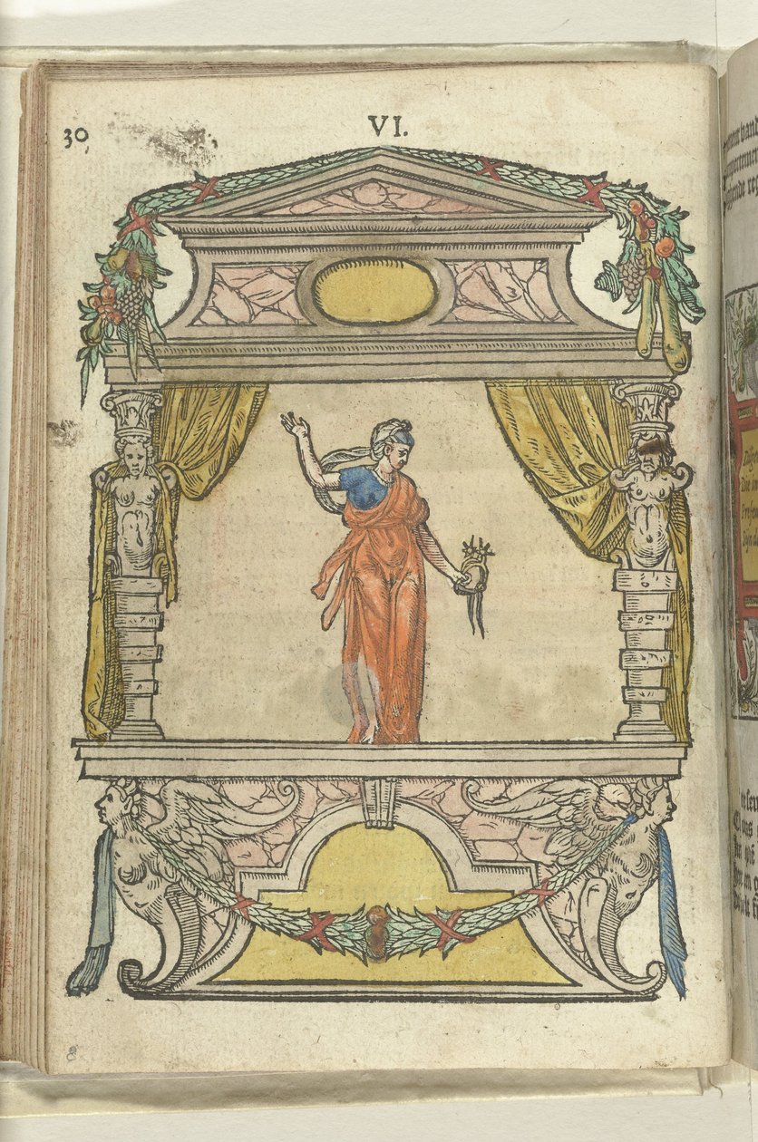 Palco com personificação da Diligência (Diligentia), 1578 de Antoni van Leest