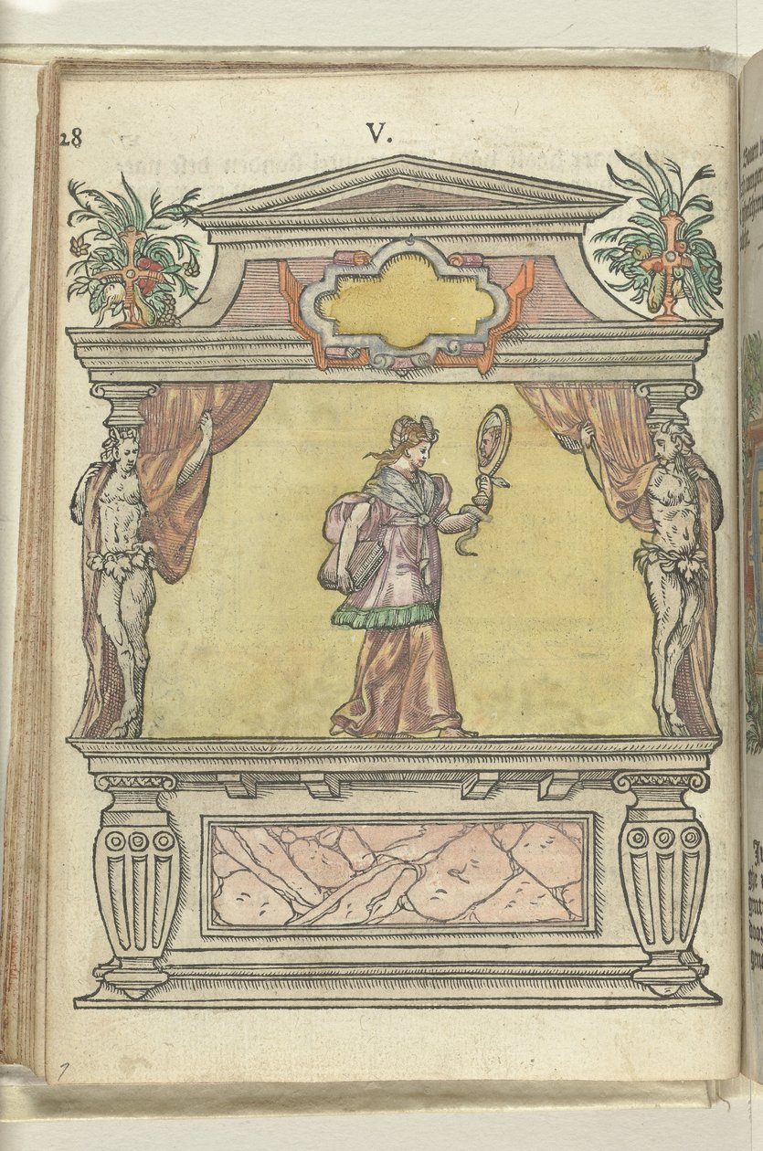 Palco com personificação da Verdade, 1578 de Antoni van Leest