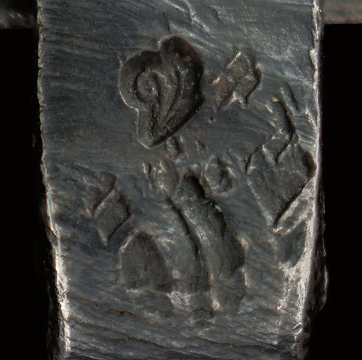 Microscópio, c.1690 (prata e vidro) (ver também 1121456-60) de Antoni van Leeuwenhoek