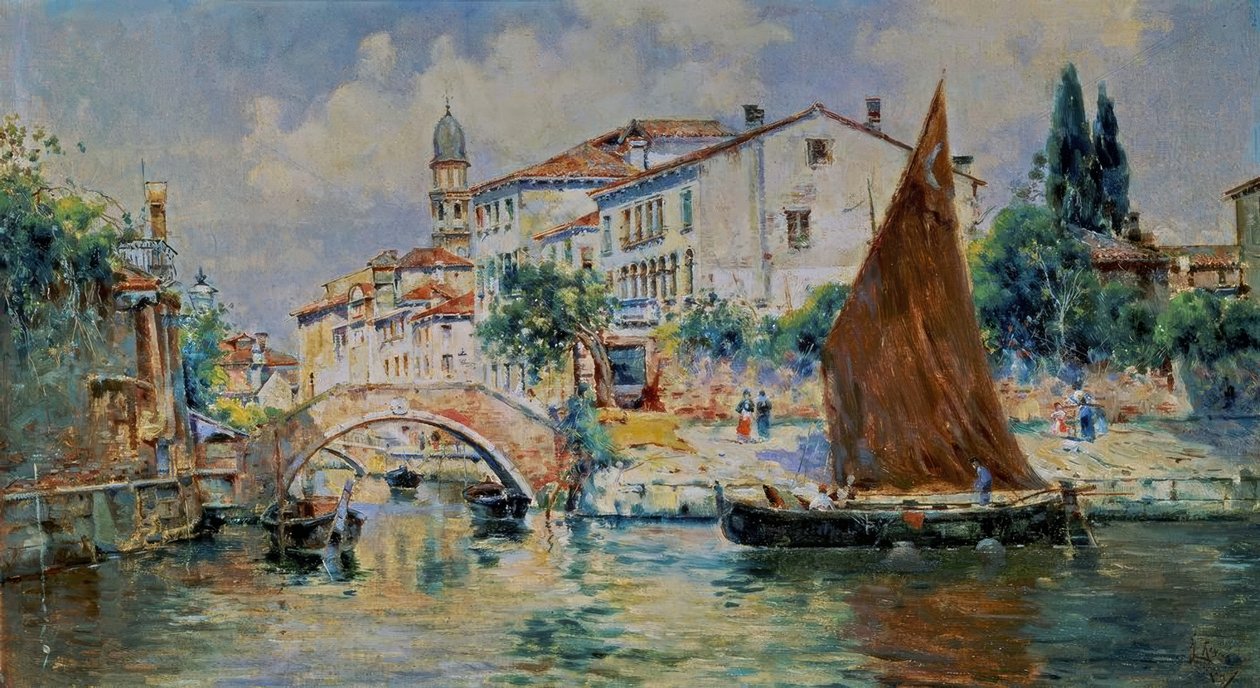 Vista de Veneza de Antonia Maria de Reyna Manescau