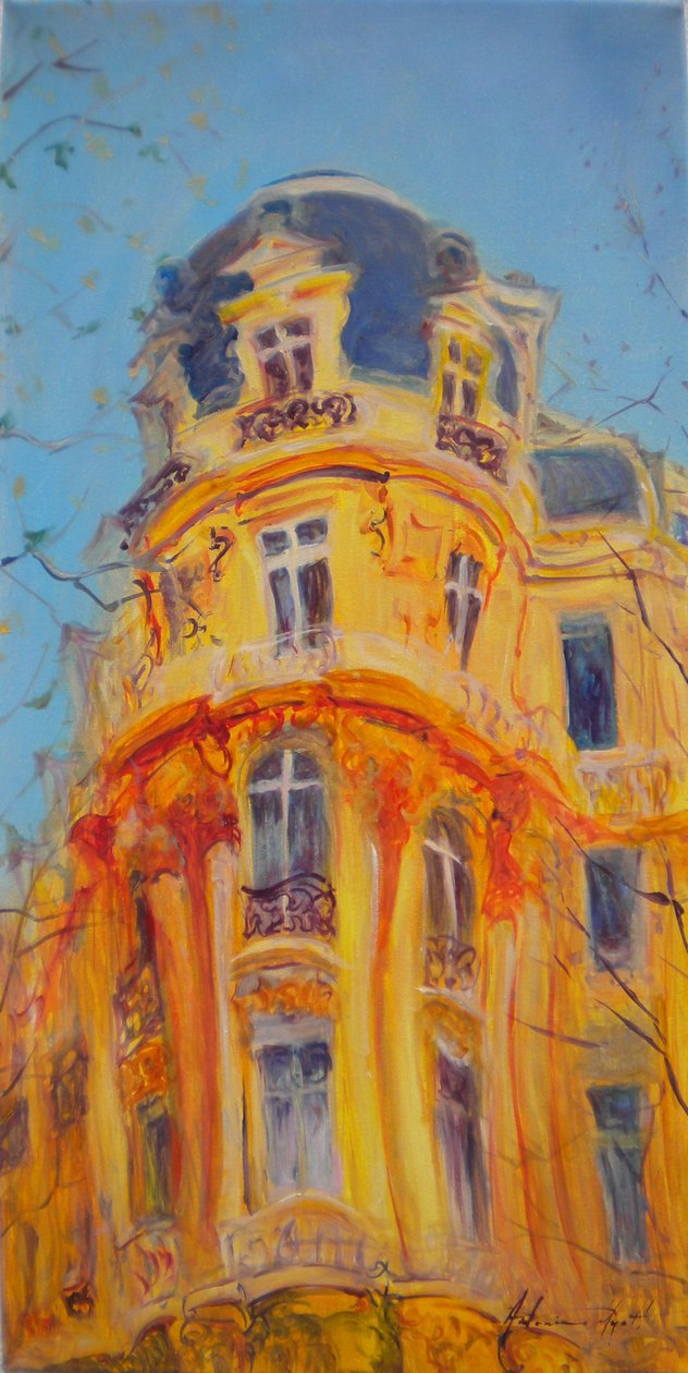 Uma caminhada até a Champs-Elysees, 2010 de Antonia Myatt