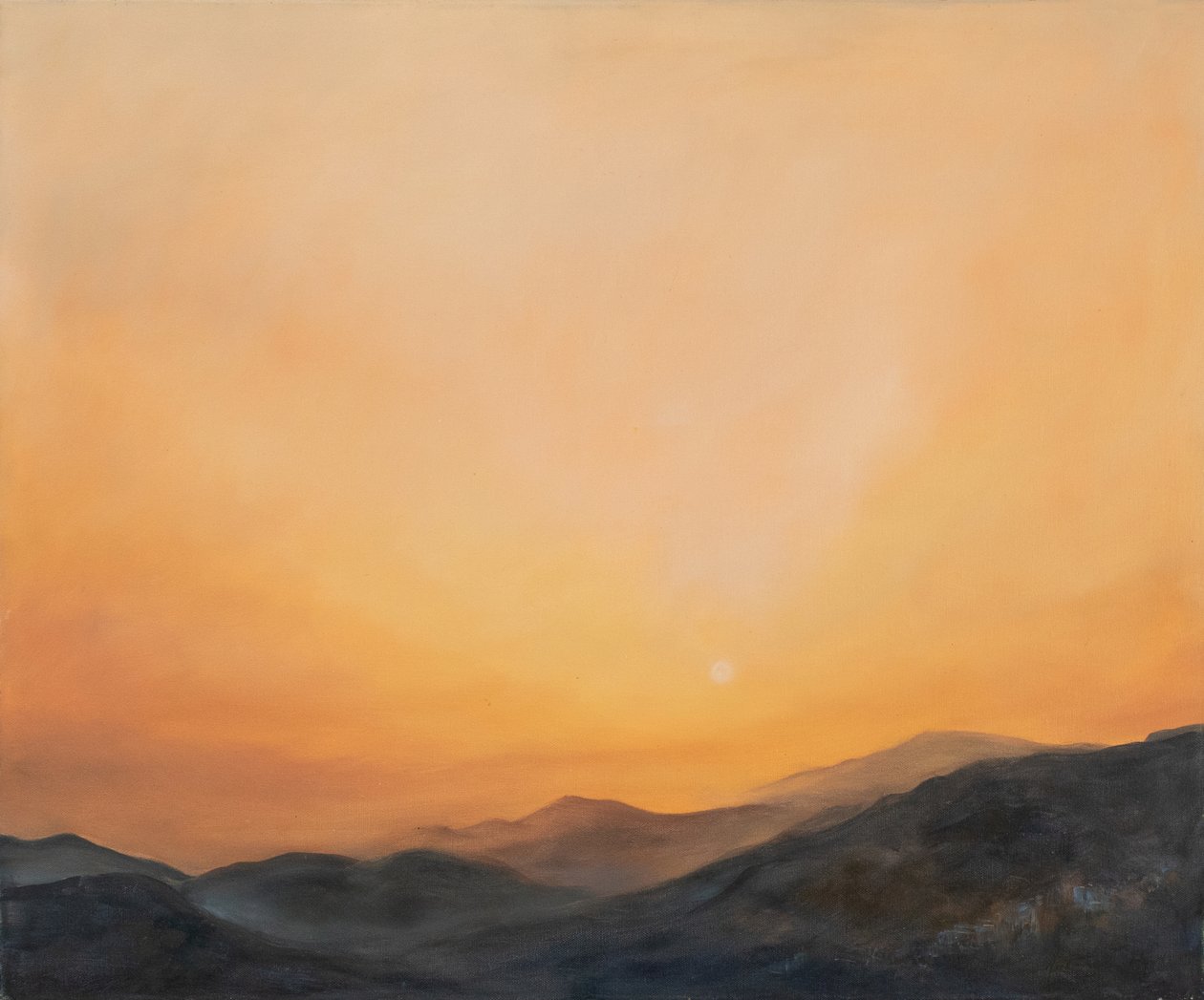 Areia africana, Andaluzia, 2002 (óleo sobre tela) de Antonia Myatt
