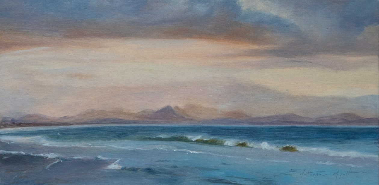 Bondi Beach Australia, 2018 (óleo sobre tela) de Antonia Myatt