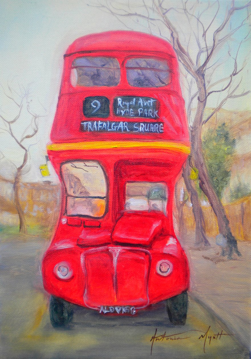 Ônibus vermelho de Antonia Myatt