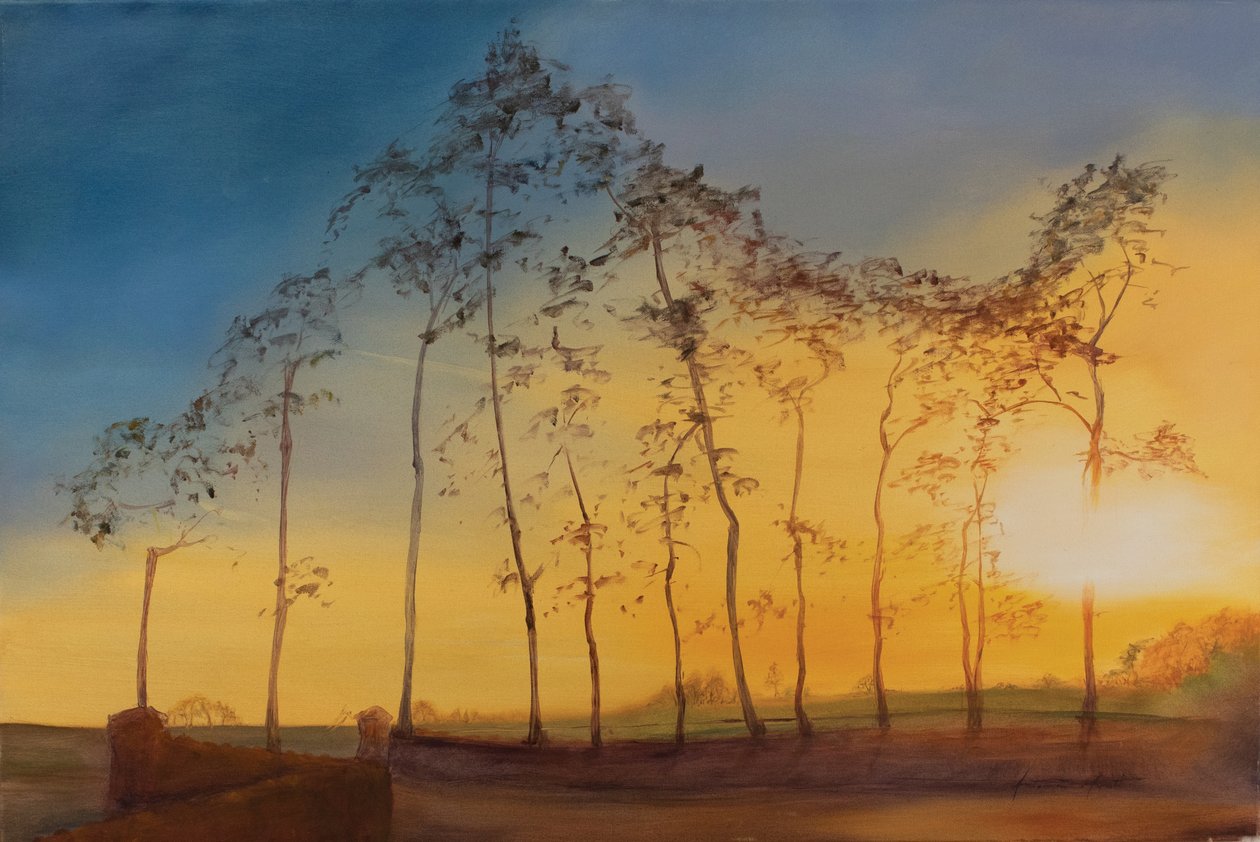 The Newt, Somerset, 2018 (óleo sobre tela) de Antonia Myatt