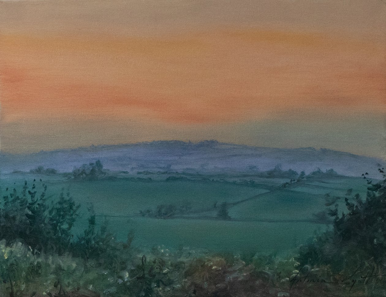 A vista, 2022 (óleo sobre tela) de Antonia Myatt