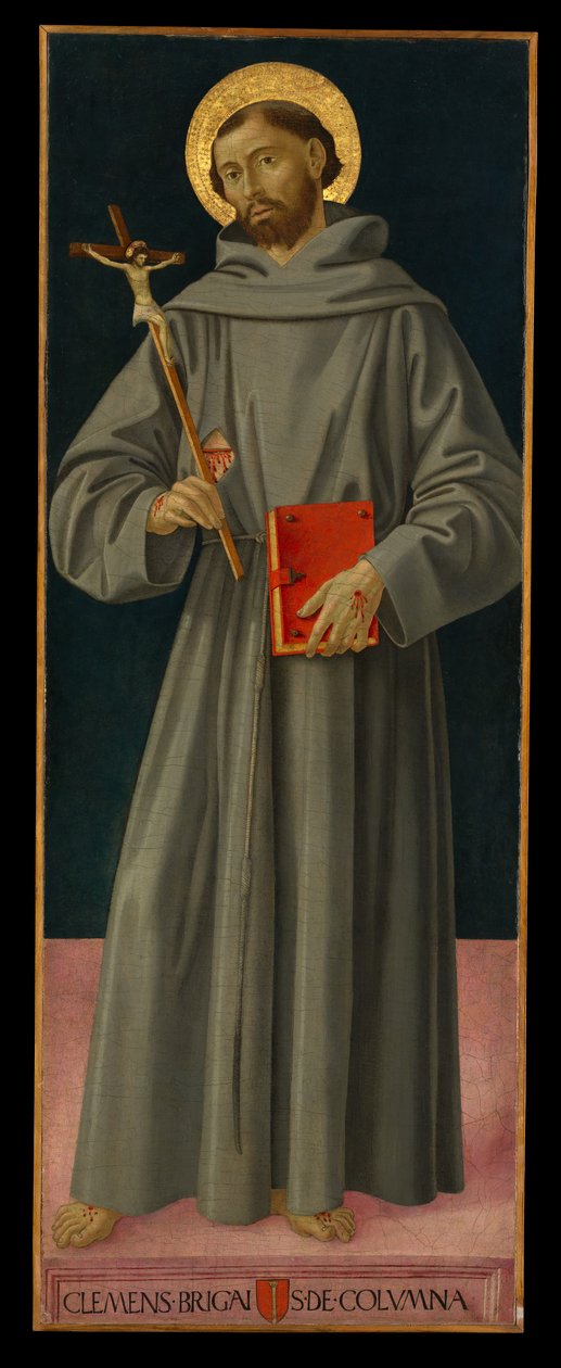 Antoniazzo Romano - São Francisco de Assis, ca. 1480-81 de Antoniazzo Romano