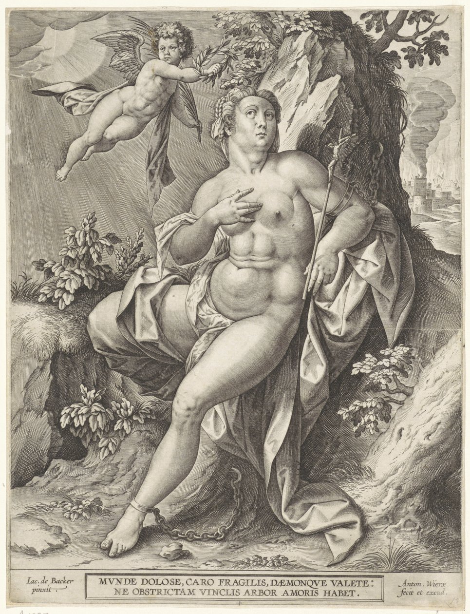 Alegoria da fé de Antonie Wierix (II)