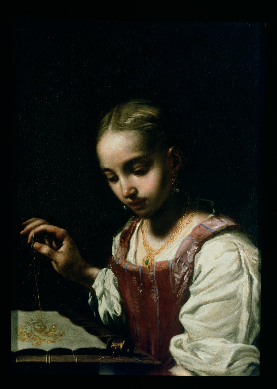 Uma garota de costura de Antonio Amorosi