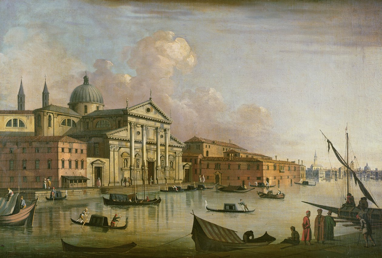 Veneza: uma visão de San Giorgio Maggiore (par de 63930) de Giovanni Antonio Canal