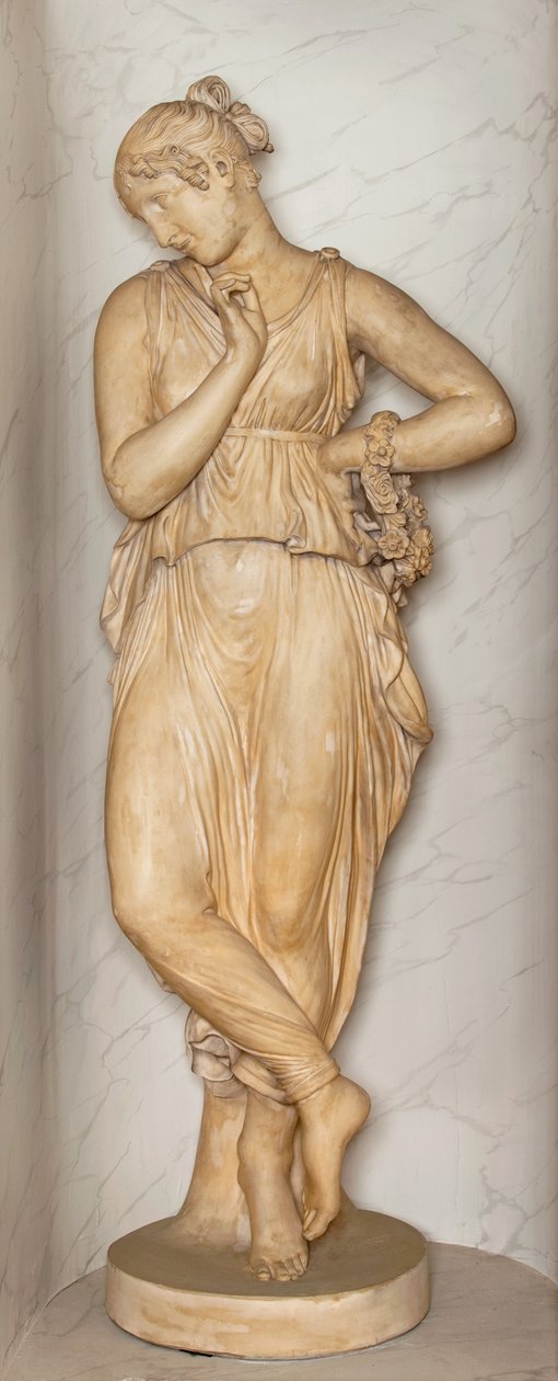 Dançarino com o dedo no queixo (gesso) (ver também 698751) de Antonio Canova