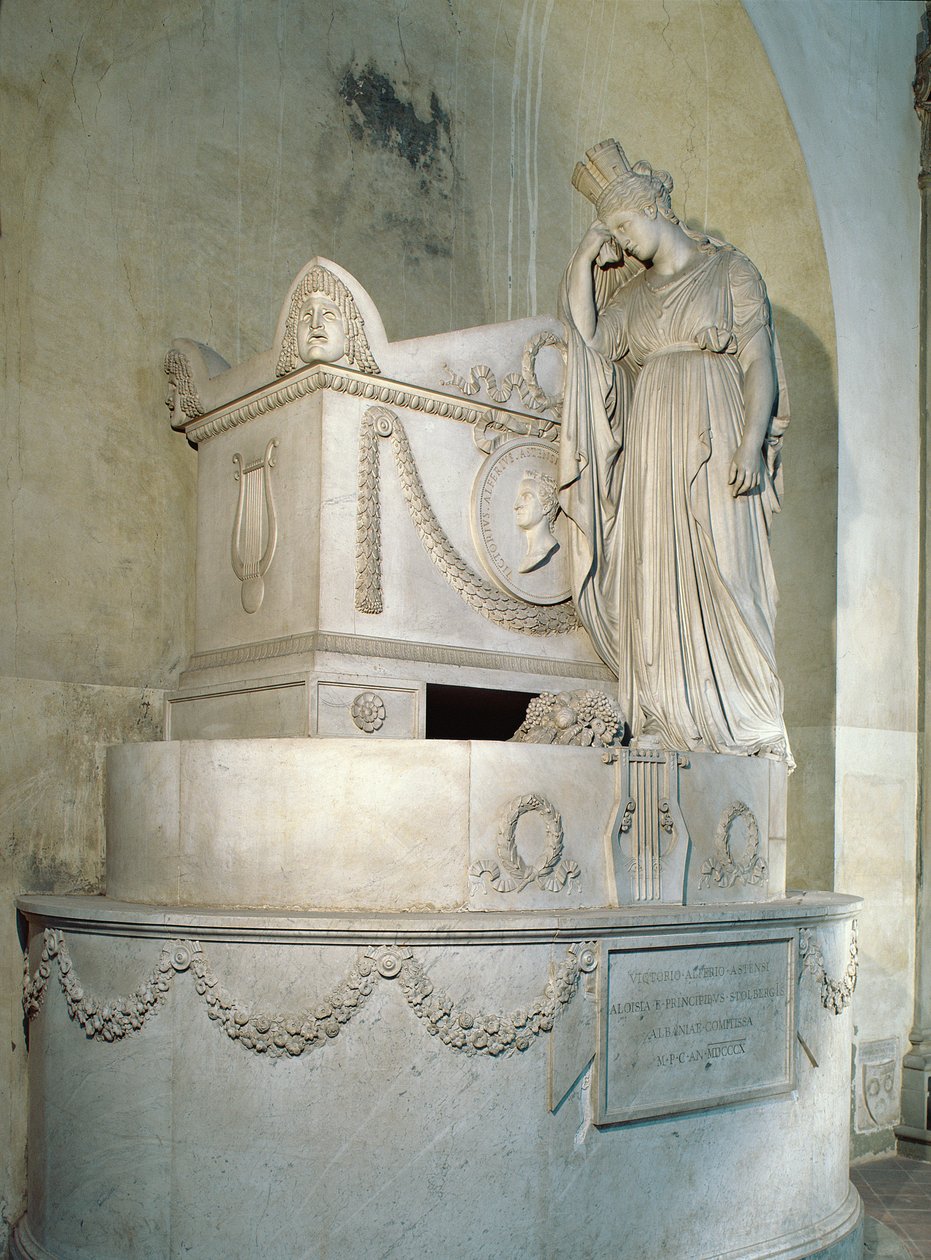 Monumento a Vittorio Alfieri (mármore) de Antonio Canova