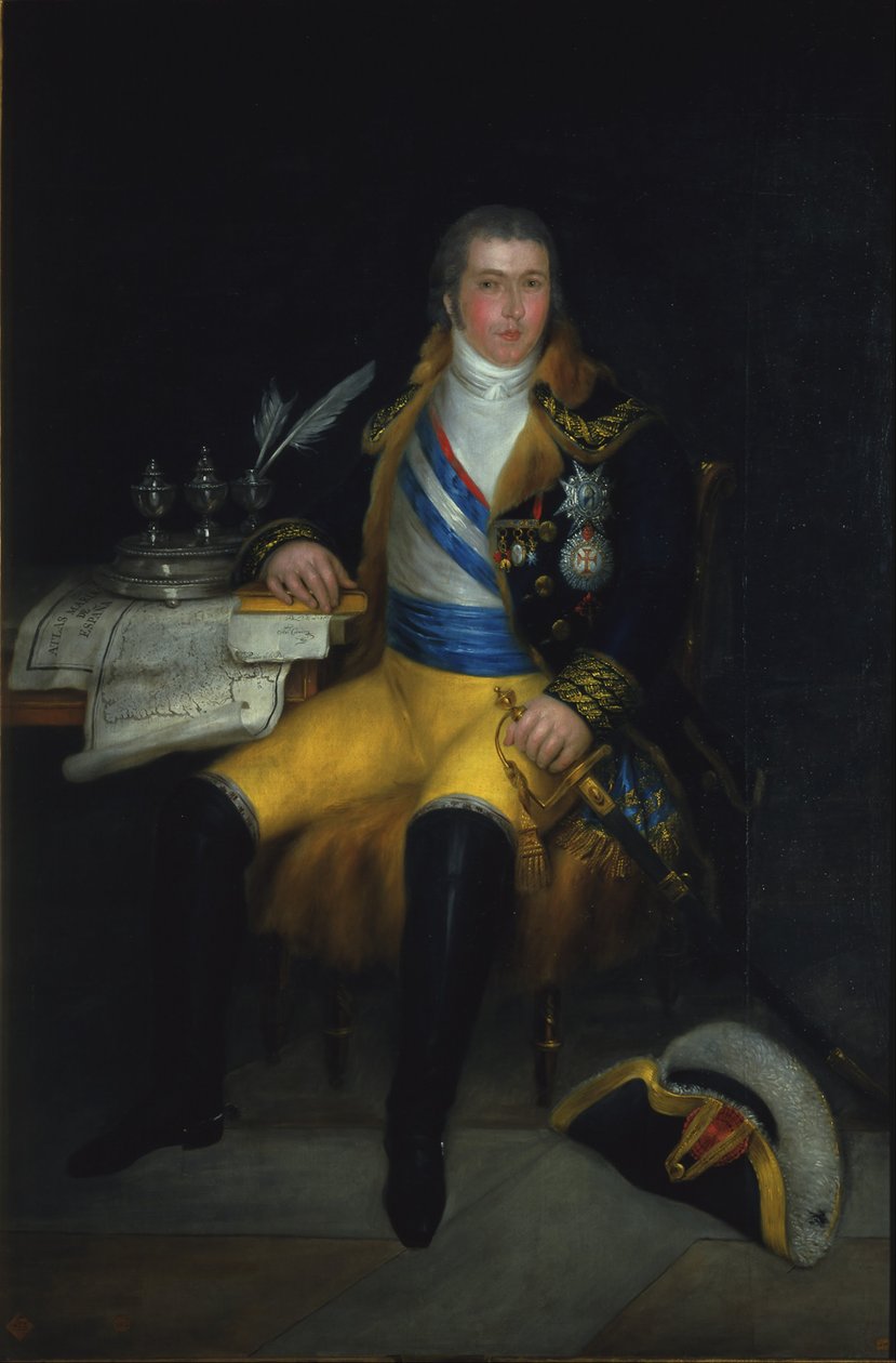 Retrato de Don Manuel Godoy de Antonio Carnicero
